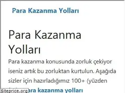 Sites similar to parakazanmayollari.com