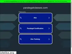 Sites similar to paralegalclasses.com