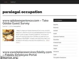 Sites similar to paralegaloccupation.com