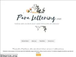 Sites similar to paralettering.net