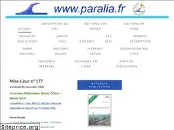 Sites similar to paralia.fr