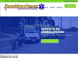 Sites similar to paramedicosalrescate.cl