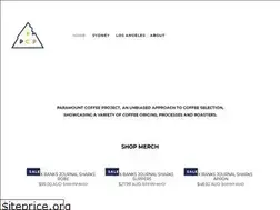 Sites similar to paramountcoffeeproject.com.au