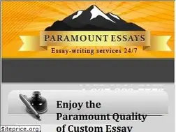 Sites similar to paramountessays.com