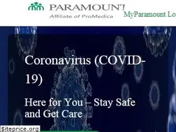 Sites similar to paramounthealthcare.com