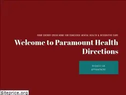 Sites similar to paramounthealthdirections.com