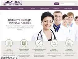 Sites similar to paramounthealthoptions.com