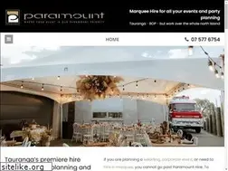 Sites similar to paramounthire.co.nz