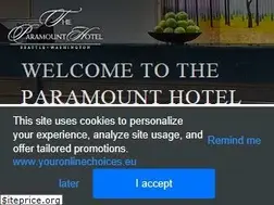 Sites similar to paramounthotelseattle.com