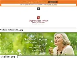 Sites similar to paramounthouseseniorliving.com