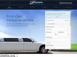 Sites similar to paramountlimo.com