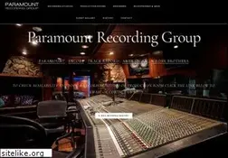 Sites similar to paramountrecording.com