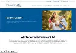 Sites similar to paramountrx.com