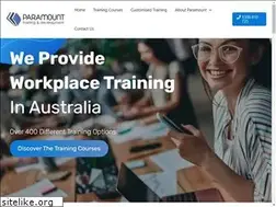 Sites similar to paramounttraining.com.au
