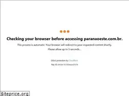 Sites similar to paranaoeste.com.br