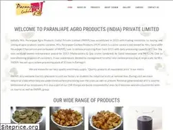 Sites similar to paranjapeagro.com
