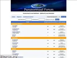 Sites similar to paranormaalforum.nl