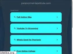 Sites similar to paranormal-lapelicula.com