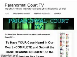 Sites similar to paranormalcourttv.com