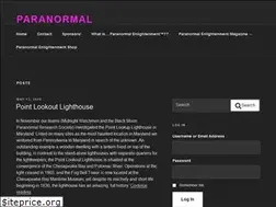 Sites similar to paranormalenlightenment.com