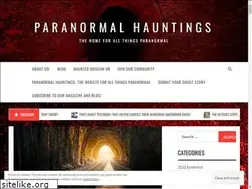 Sites similar to paranormalhauntings.blog
