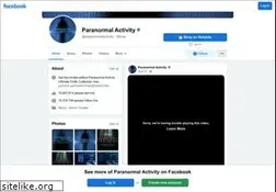 Sites similar to paranormalmovie.com