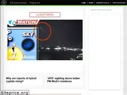 Sites similar to paranormalpapers.com