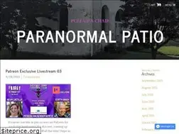 Sites similar to paranormalpatio.com