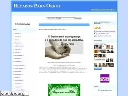 Sites similar to paraorkutrecados.blogspot.com