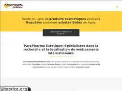 Sites similar to parapharmaesthetique.com