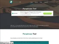 Sites similar to paraphrase-tool.org