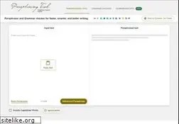 Sites similar to paraphrasing-tool.com