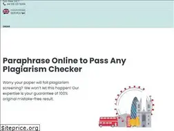 Sites similar to paraphrasingserviceuk.com