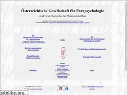 Sites similar to parapsychologie.ac.at