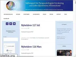 Sites similar to parapsykologi.se