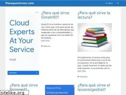 Sites similar to paraquesirven.com