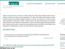Sites similar to paras-training.com
