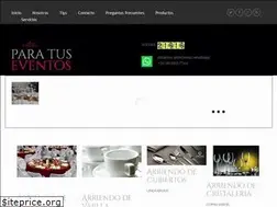 Sites similar to paratuseventos.cl