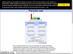 Sites similar to paraulesque.com