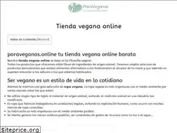 Sites similar to paraveganos.online
