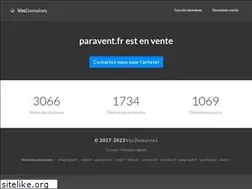 Sites similar to paravent.fr