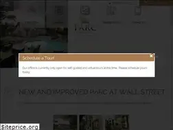 Sites similar to parcatwallstreetapts.com