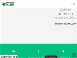 Sites similar to parcelasalsur.cl