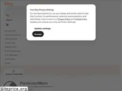 Sites similar to parchmentmoon.etsy.com