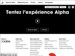 Sites similar to parcoursalpha.fr