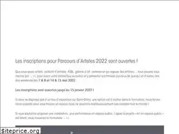 Sites similar to parcoursdartistes.be