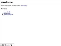 Sites similar to parecki.com