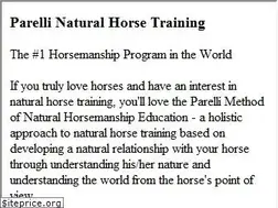 Sites similar to parellinaturalhorsetraining.com