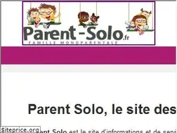 Sites similar to parent-solo.fr