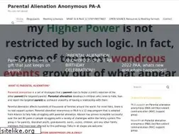 Sites similar to parentalalienationanonymous.com
